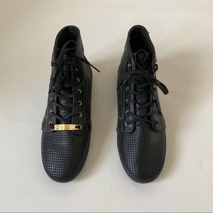 Vans x Santigold Tosha Hi Black & Gold Shoes